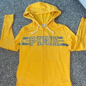 Pink zip up